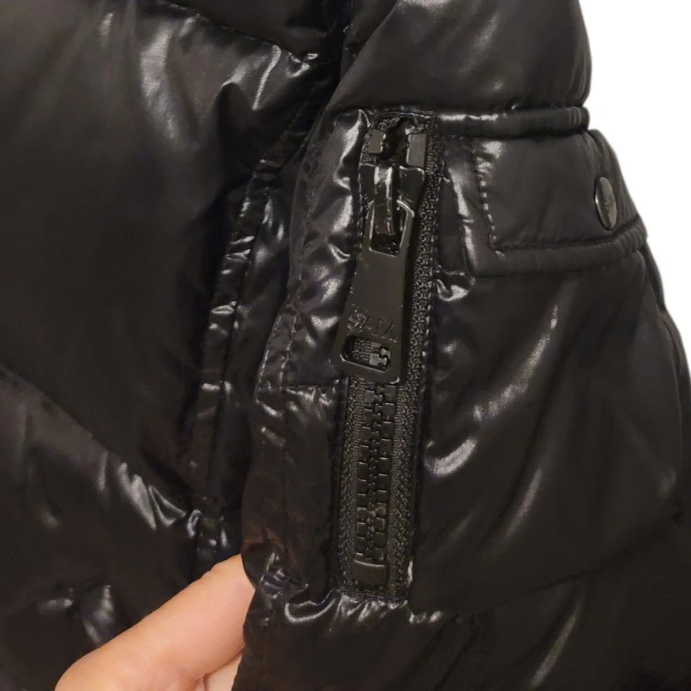 SAM. Freestyle Down Puffer Jacket in Black